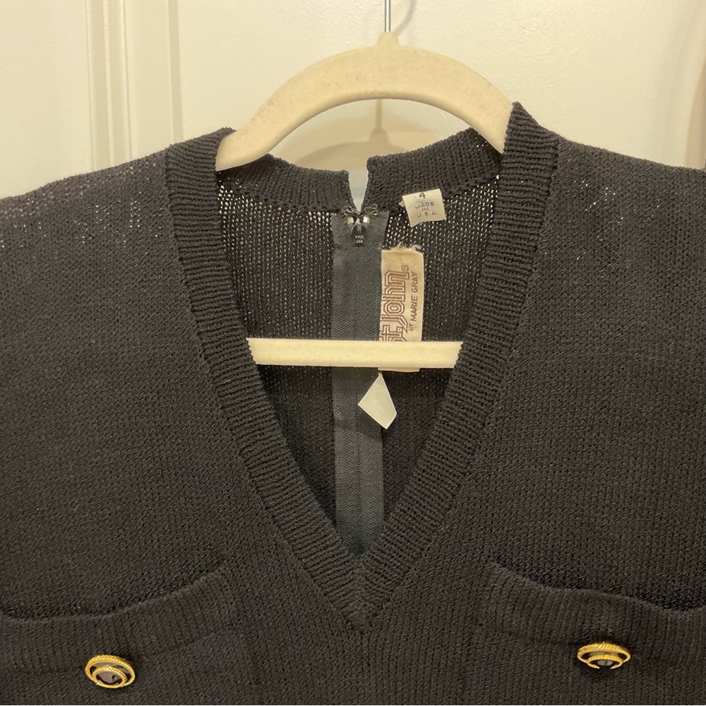 St John by Marie Gray Vintage Santana Knit Dress Size 4, EUC - Picture 7 of 7